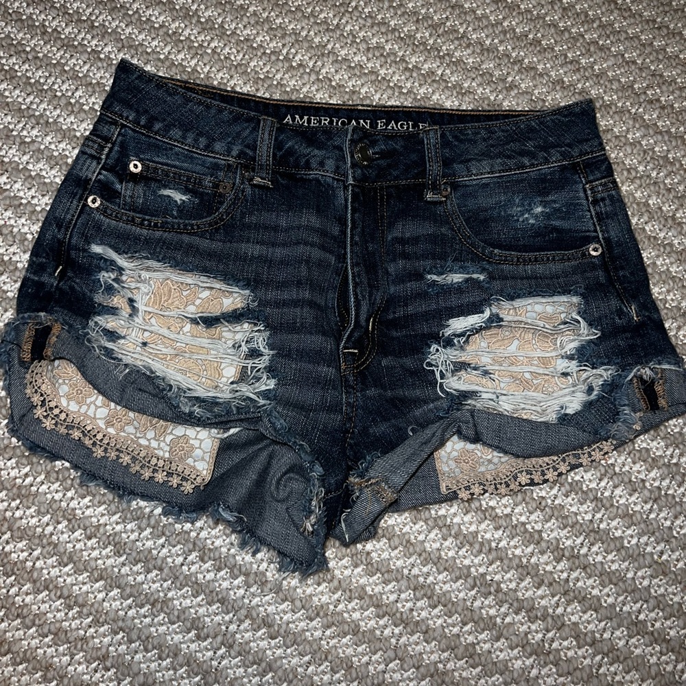 American Eagle Outfitters Distressed Denim Shorts
